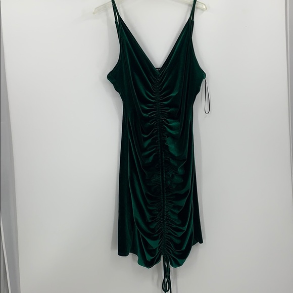 sachin and babi light blue dress Prosperina Morrigan Emerald Green Peplum Top main image 0